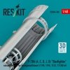 RESKIT RSU48-0504 F-104 (A, C, D, J, G) Starfighter exhaust nozzle for Hasegawa/Eduard (1195, 1196, 1133, 11130) kit (3D Printed) 1/48